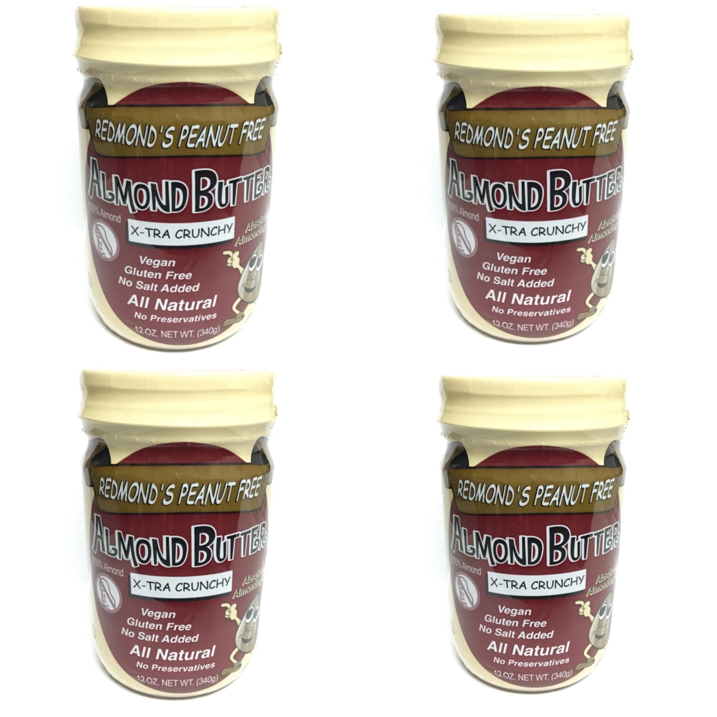 X-Tra Crunchy Almond Butter 4-Pack