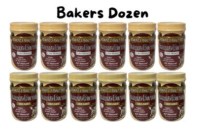 12-Pack Creamy & X-Tra Crunchy Almond Butter Bundle